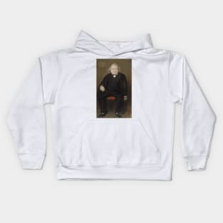 Portrait of Ernest Renan, Philosopher by Jean Beraud Kids Hoodie